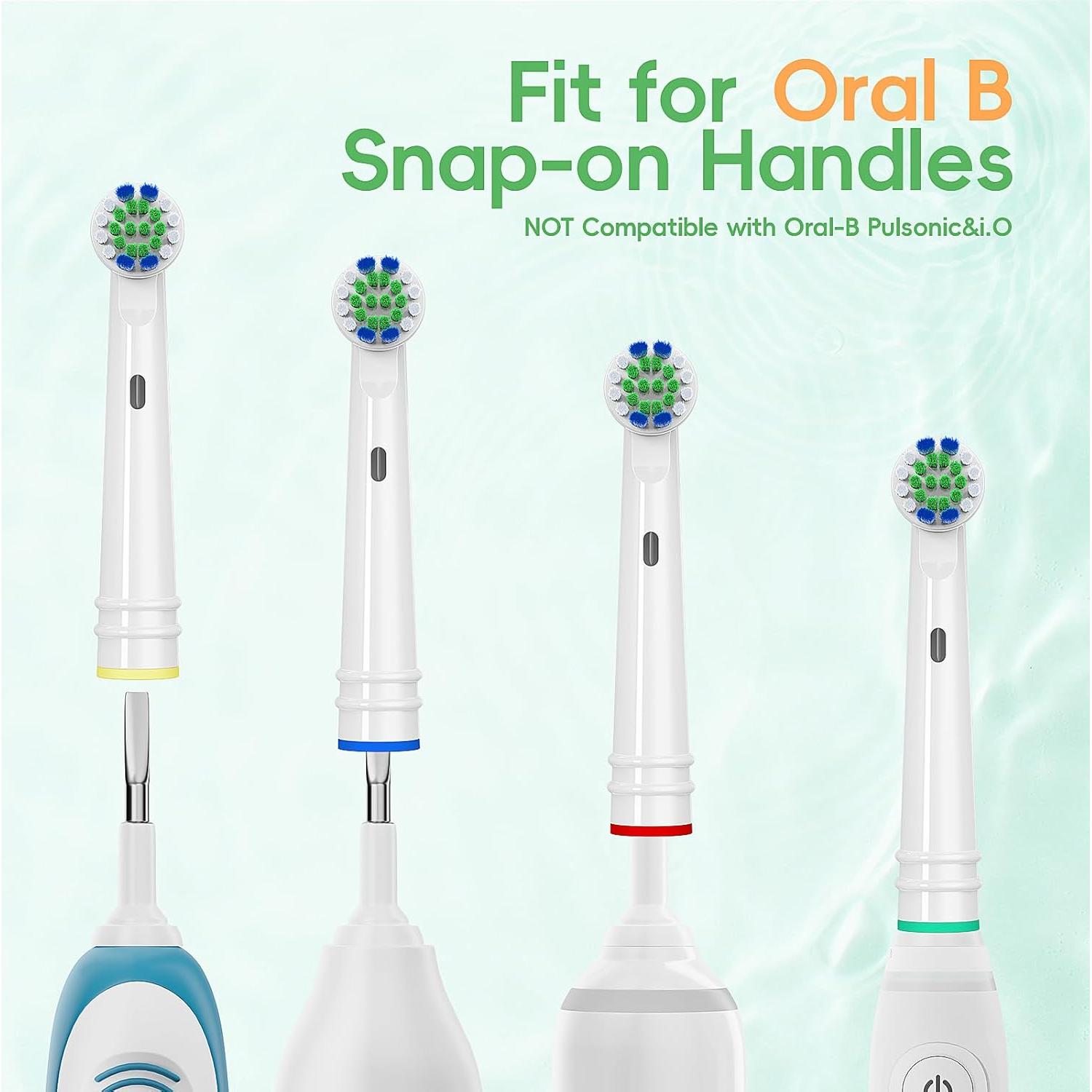 Cabezas de cepillo Oral B UUJ, paquete de 8 cerdas suaves