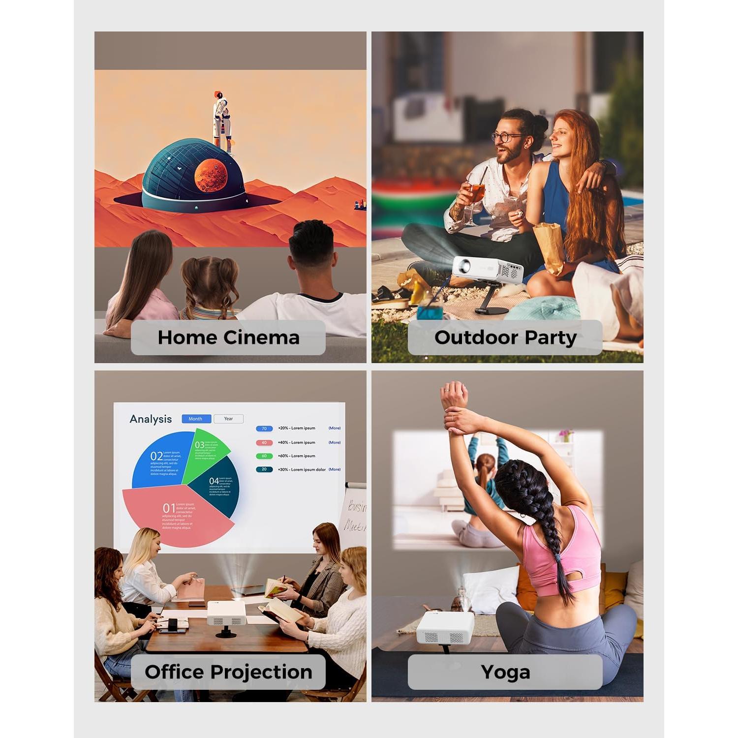 Soporte Plegable para Proyector Aurzen AU-PJ001DS, 180° Rotación