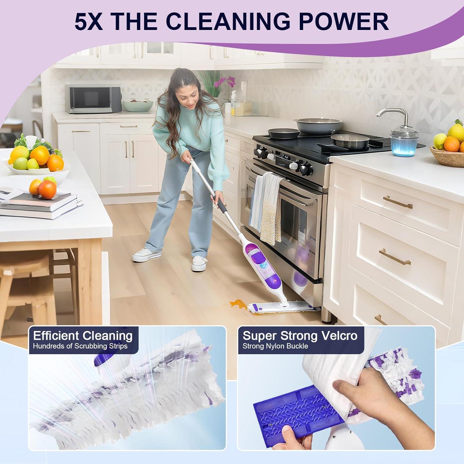 25 Recargas Mopas Nyywth para Swiffer Power Mop 14 Capas