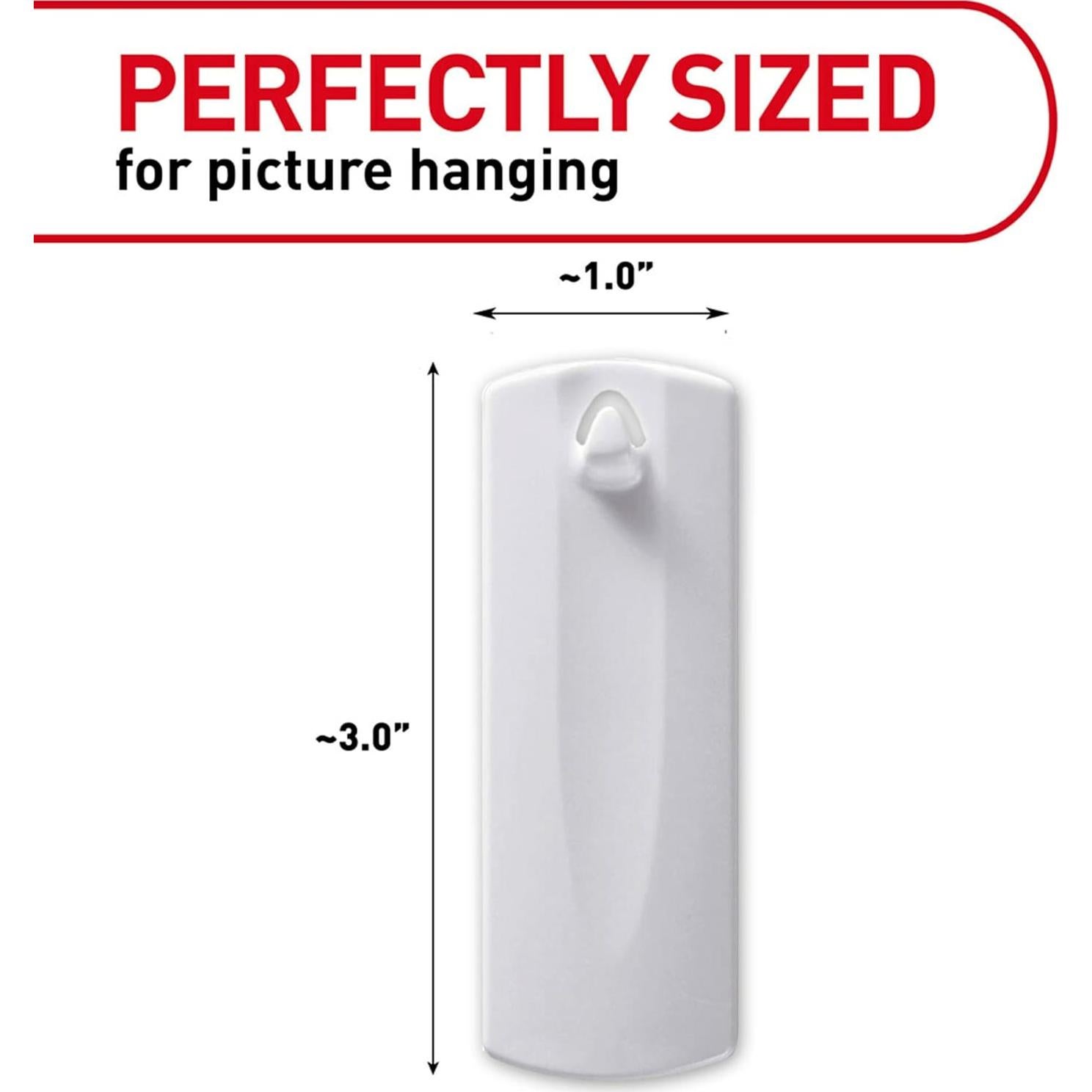 Ganchos Adhesivos para Cuadros 3M Command, 2 Medianos, Soporta 1.81 kg