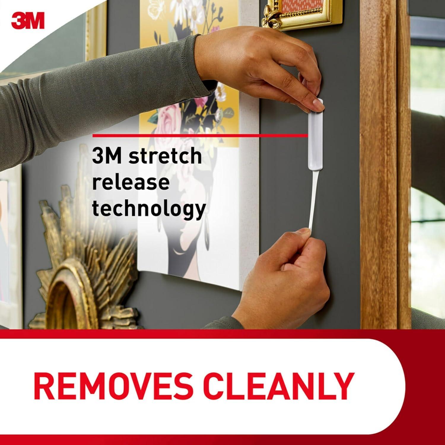 Ganchos Adhesivos para Cuadros 3M Command, 2 Medianos, Soporta 1.81 kg