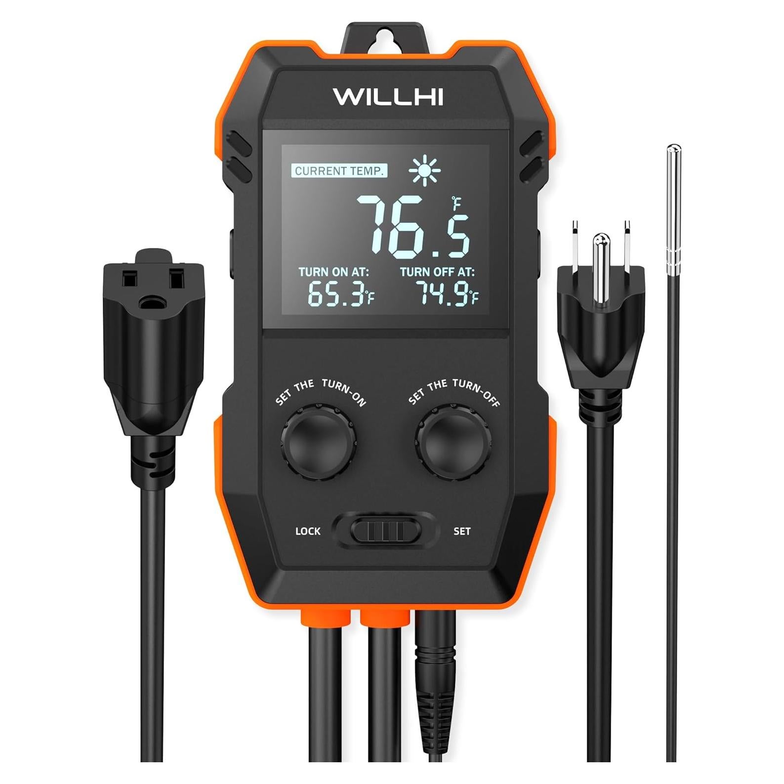 Controlador de Temperatura Digital WILLHI WH2408 1200W