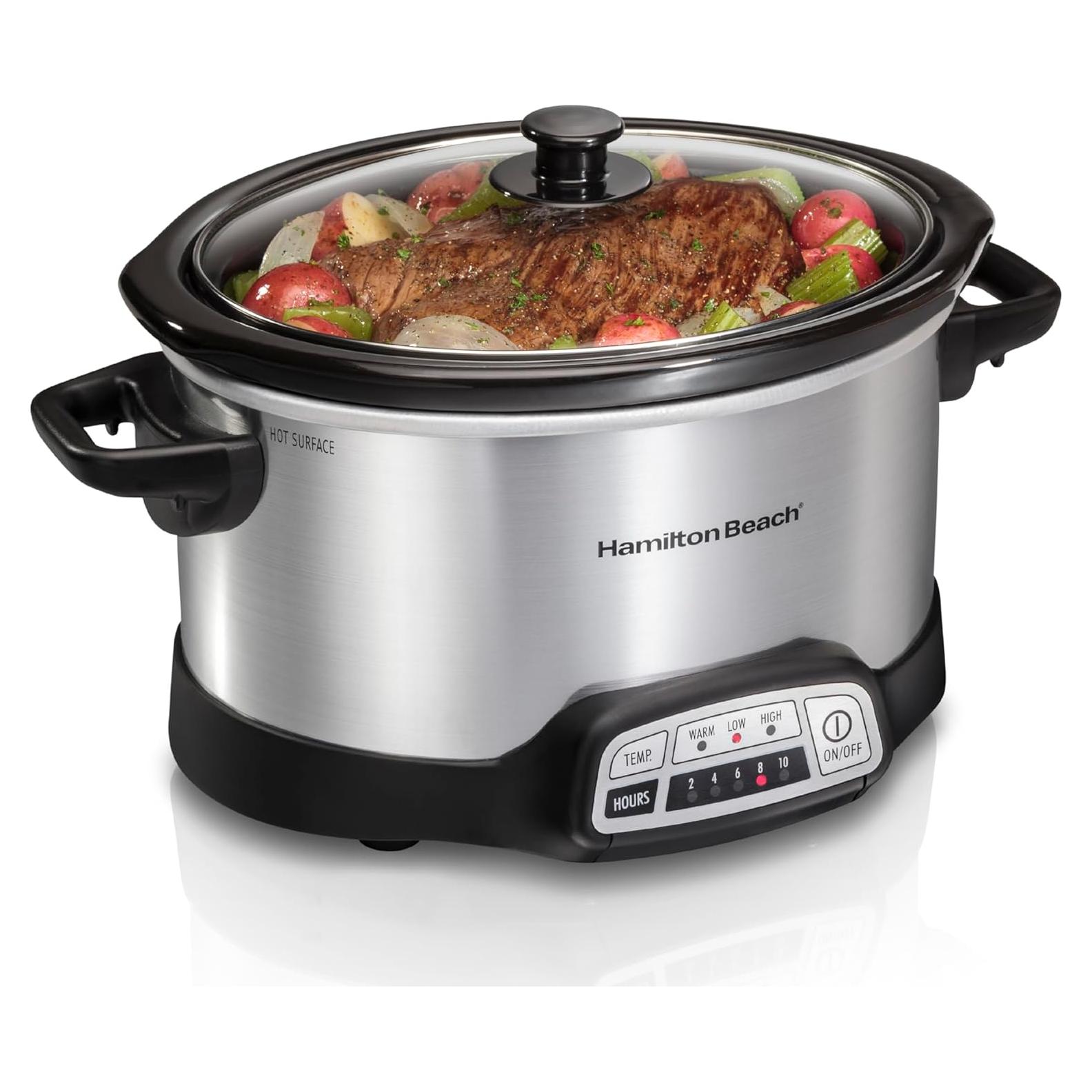 Olla de Cocción Lenta Programable Hamilton Beach 4 Cuartos