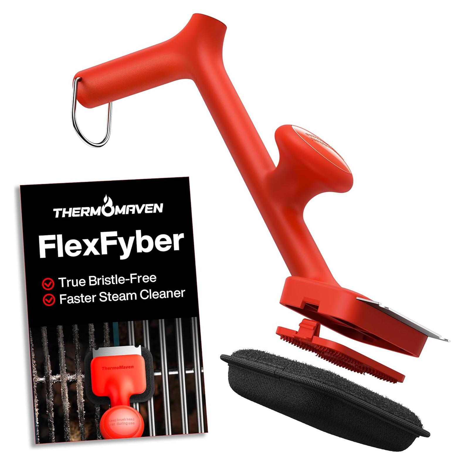 Cepillo de Parrilla ThermoMaven BQ03 Libre de Cerda 43 cm