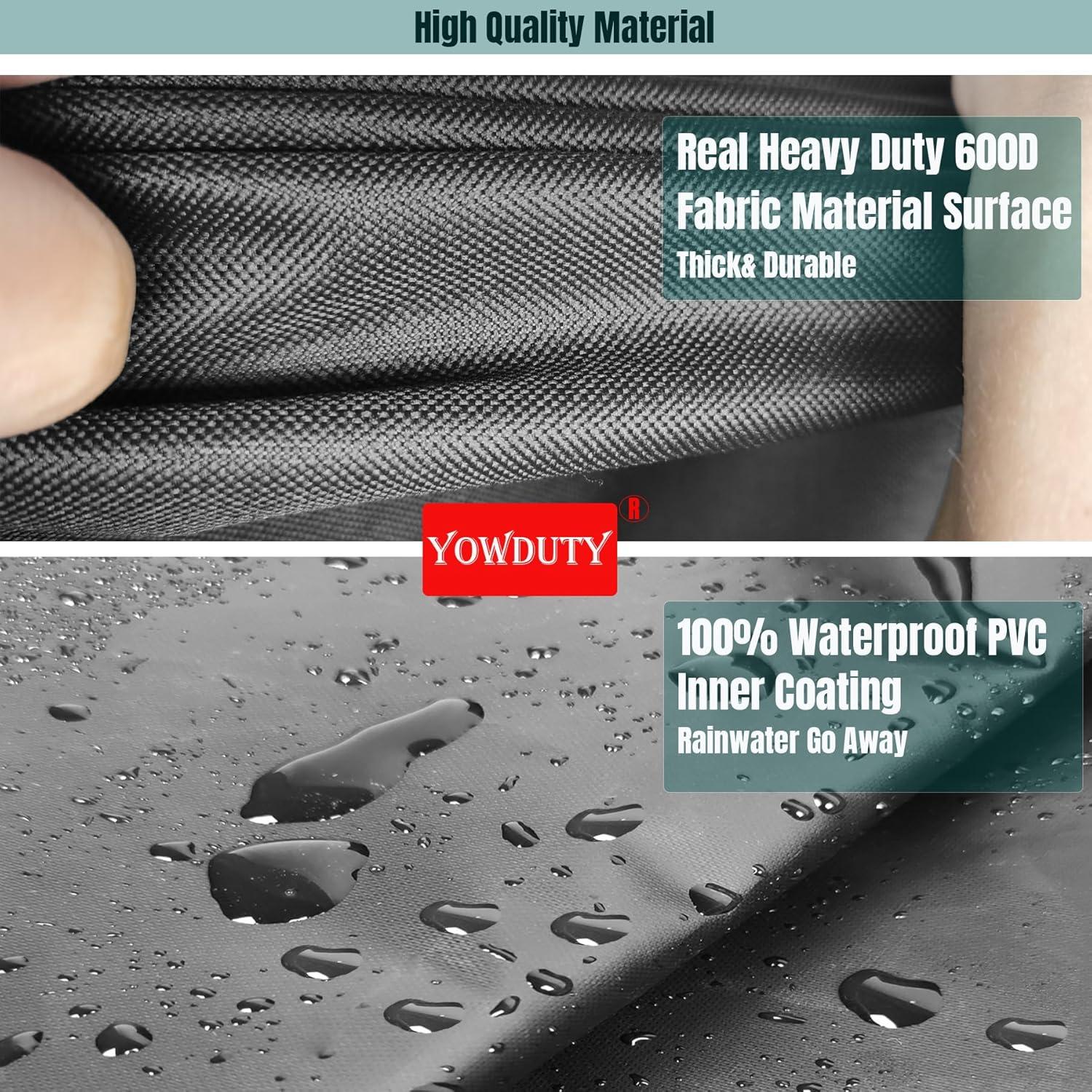 Cubierta Impermeable para Mesa de Fuego YOWDUTY 116.8x76.2x61 cm