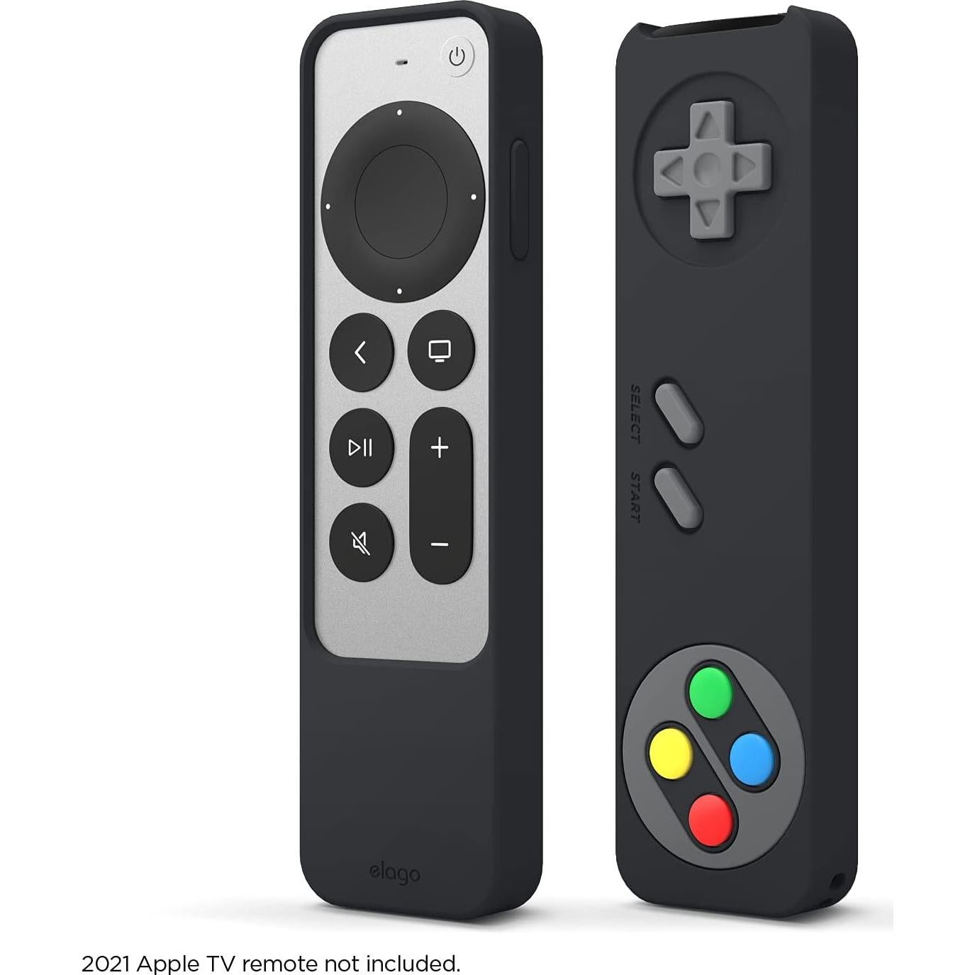 Funda Retro elago R4 para Control Remoto Apple TV 4K 2022/2021 - Silicona Premium Negra