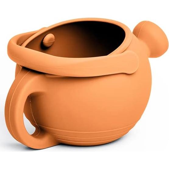 Regadera Infantil de Silicona Bigjigs Toys Naranja 19x10.5x12cm