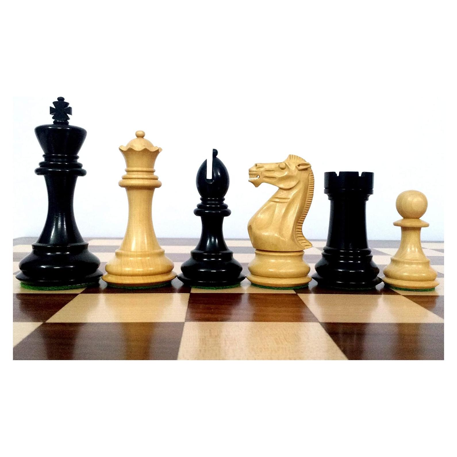 Juego de Ajedrez de Madera Royal Chess Mall 4.1" Pro Staunton