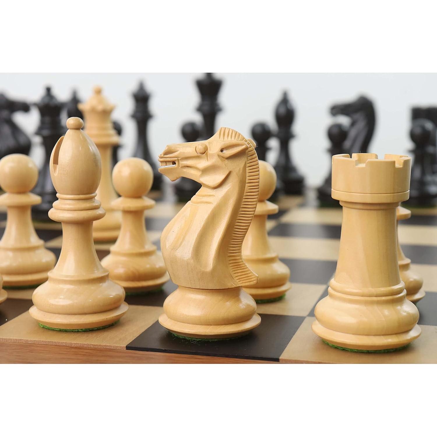 Juego de Ajedrez de Madera Royal Chess Mall 4.1" Pro Staunton