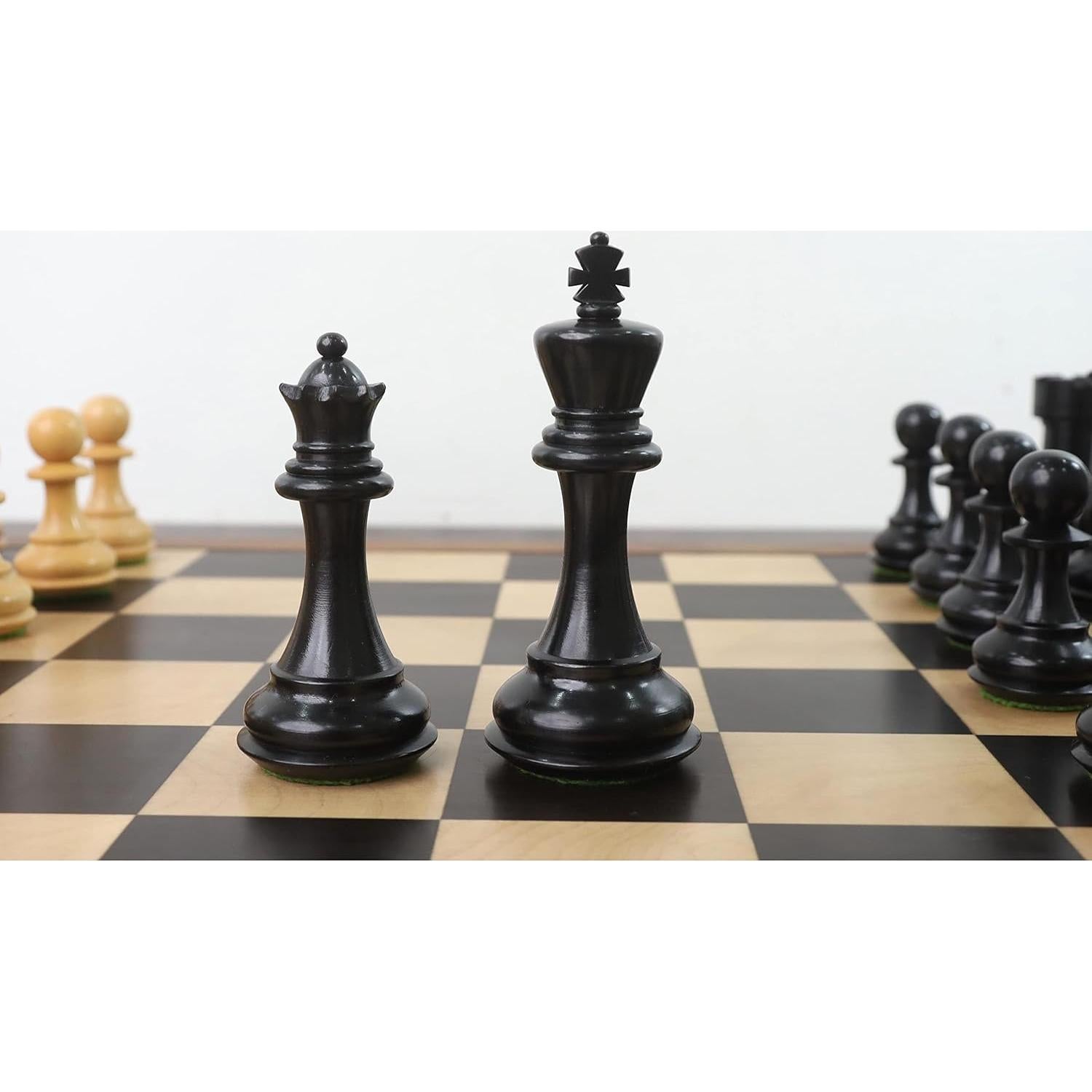 Juego de Ajedrez de Madera Royal Chess Mall 4.1" Pro Staunton