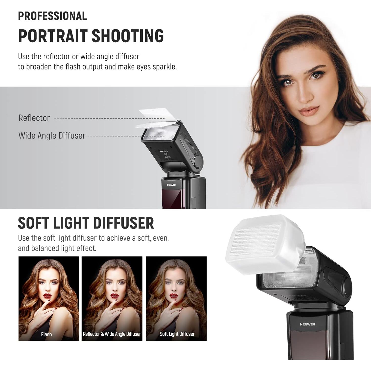 Flash NEEWER NW635II-S TTL para Cámara Sony - 400g, GN58