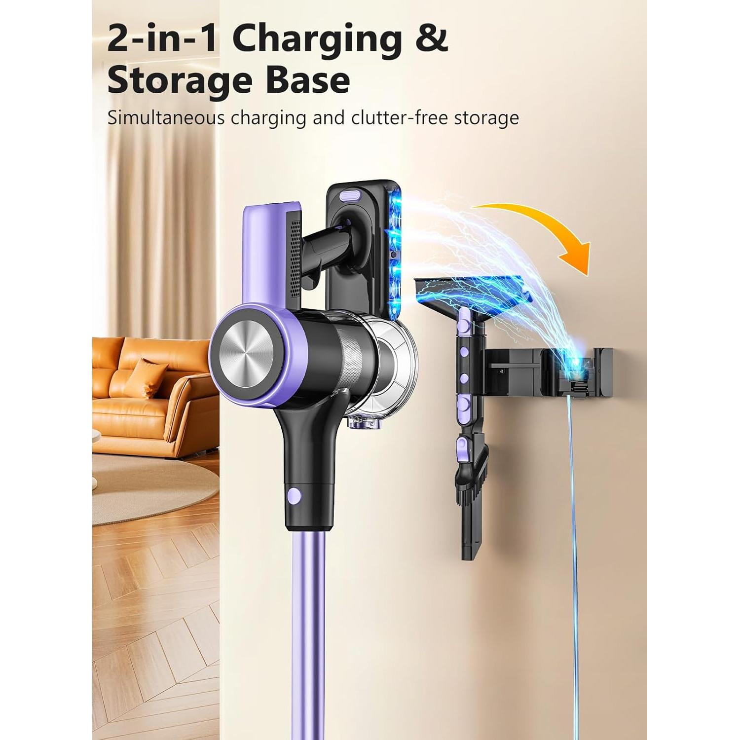 Aspiradora Inalámbrica OIRFND H28 500W 55 Minutos de Uso