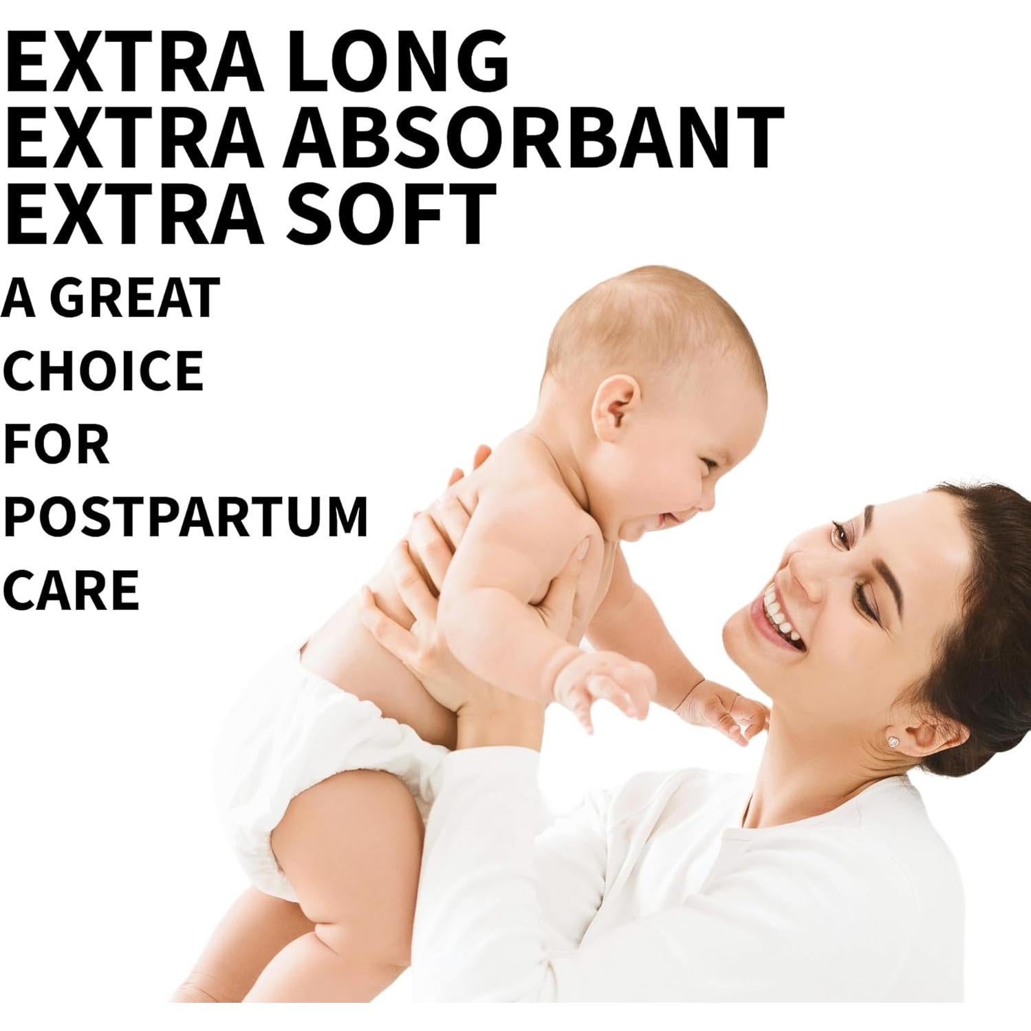 Pañales Postparto Extra Largos Vakly 24 Unidades 50.8x7.62cm