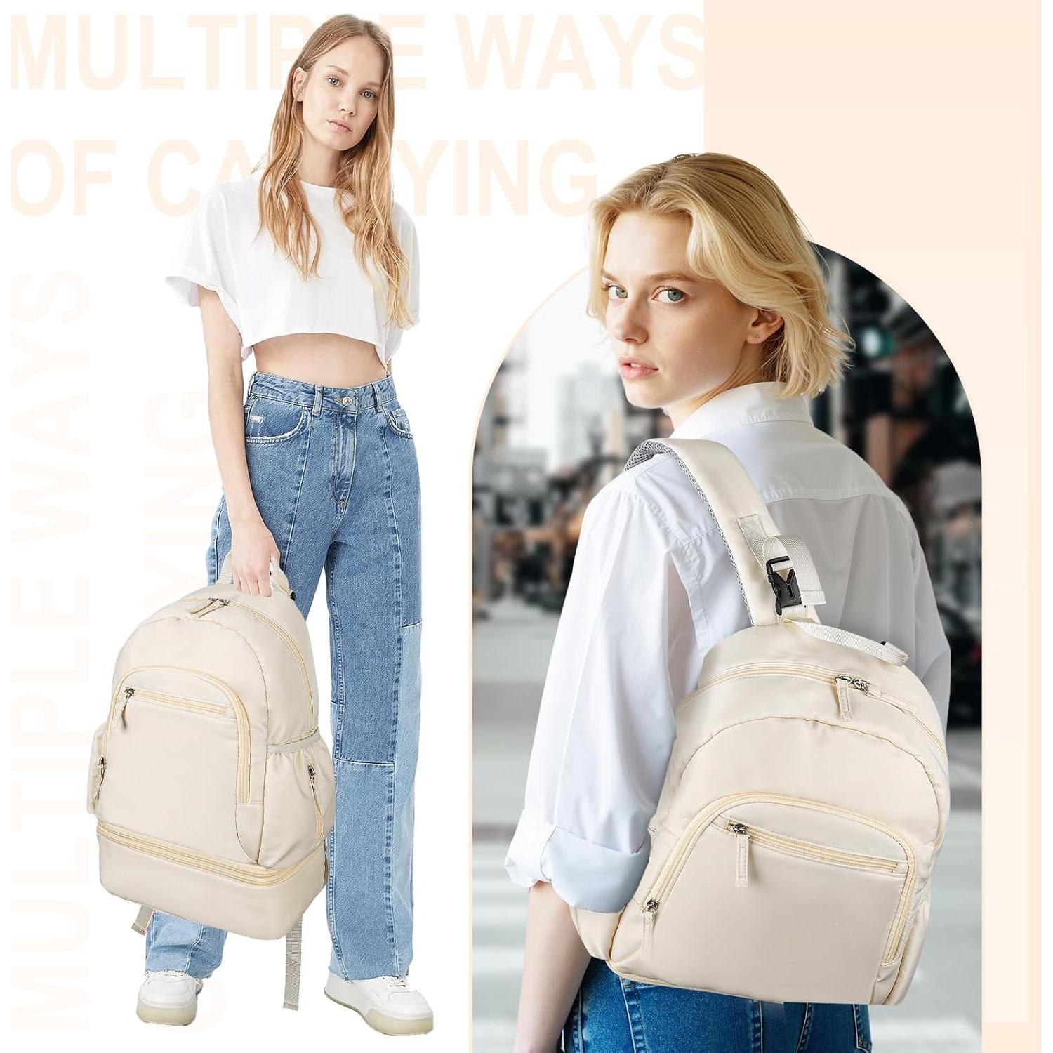 Mochila para extractor de leche GDNasist beige con enfriador