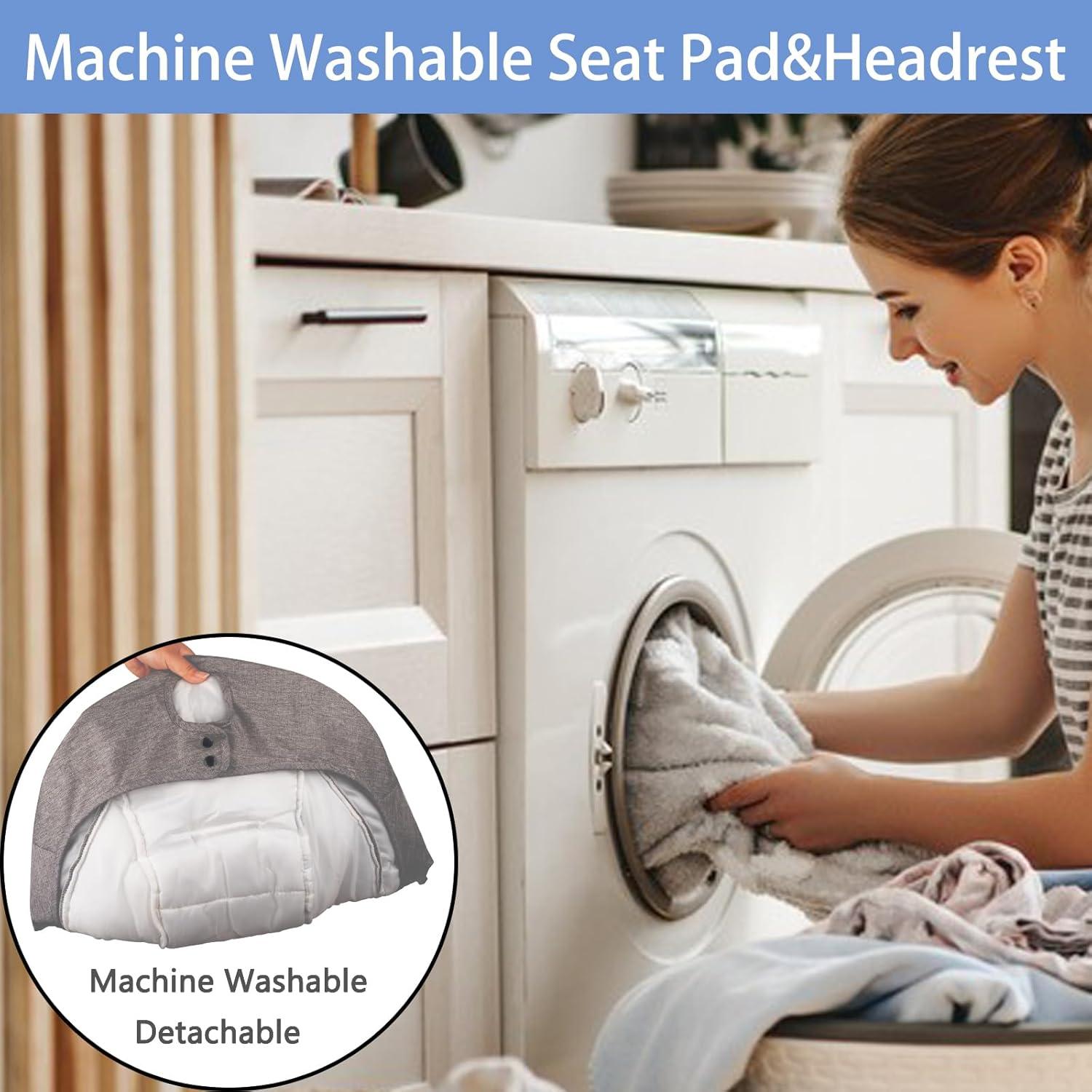 Columpio eléctrico para bebés JFOVMCYG gris 5 velocidades