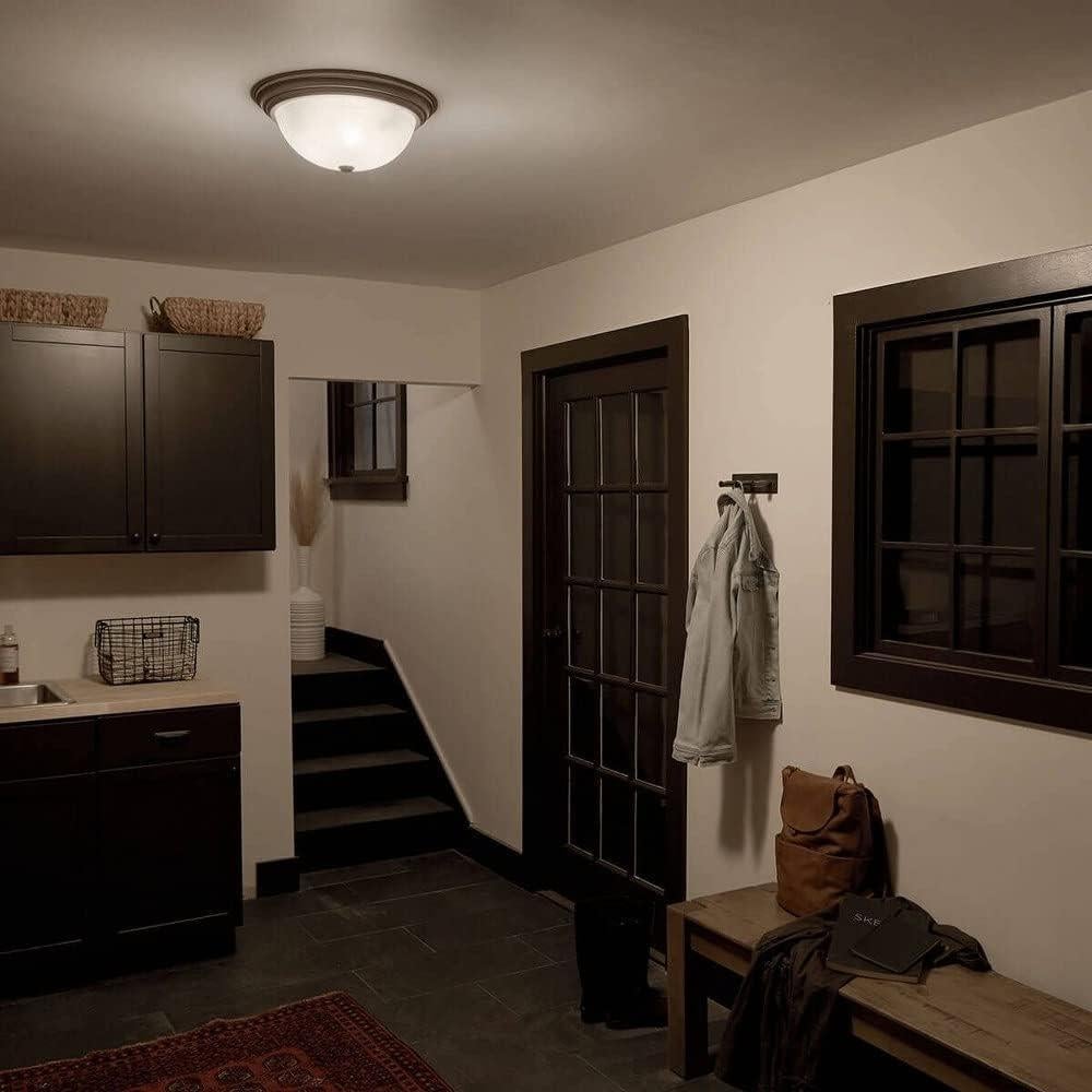 Luz de Techo Kichler Independencia 3 Luces Níquel Cepillado