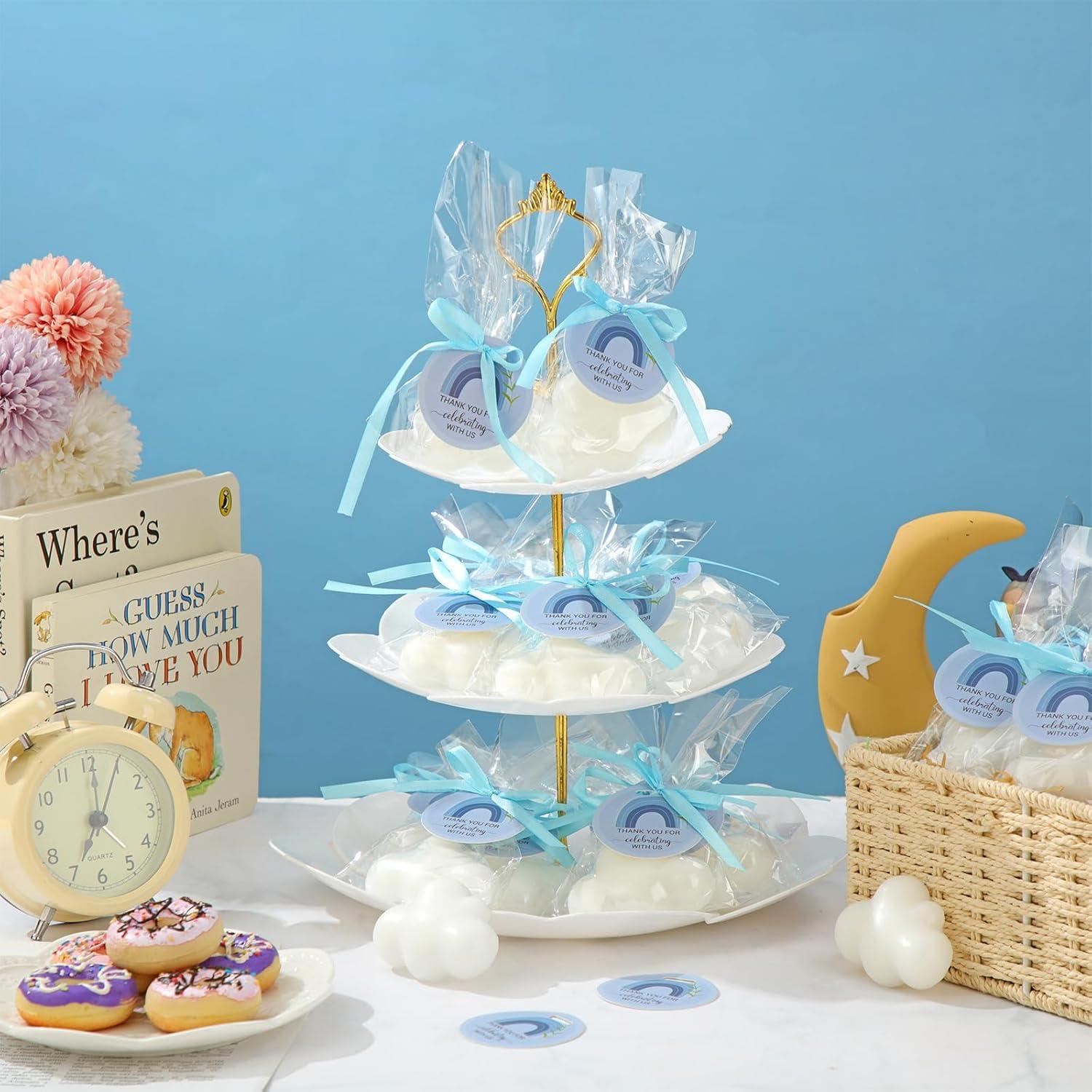 20 Jabones Decorativos en Forma de Nube Demissle - Baby Shower