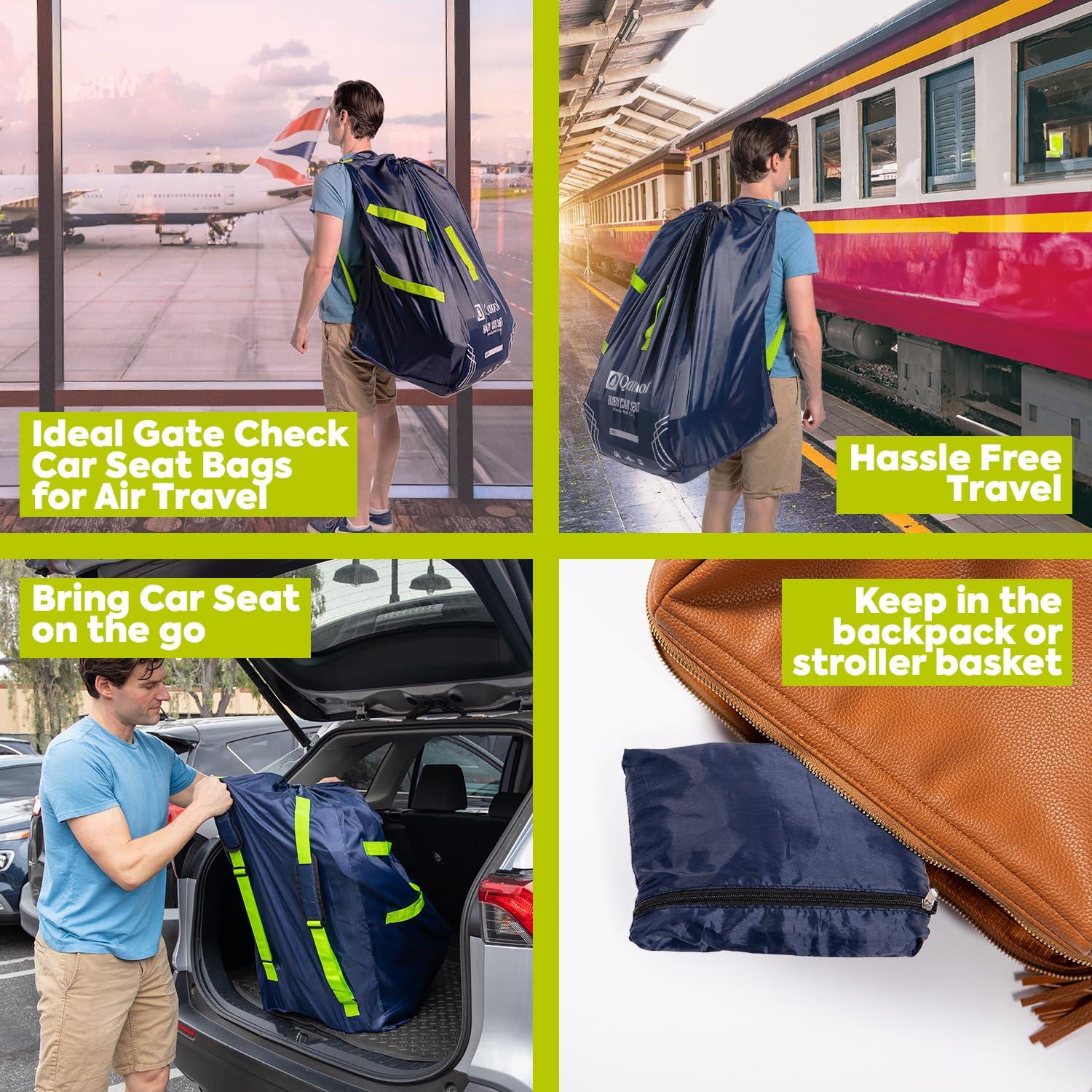 Bolsa de viaje para asiento de auto infantil Dusbas - Azul