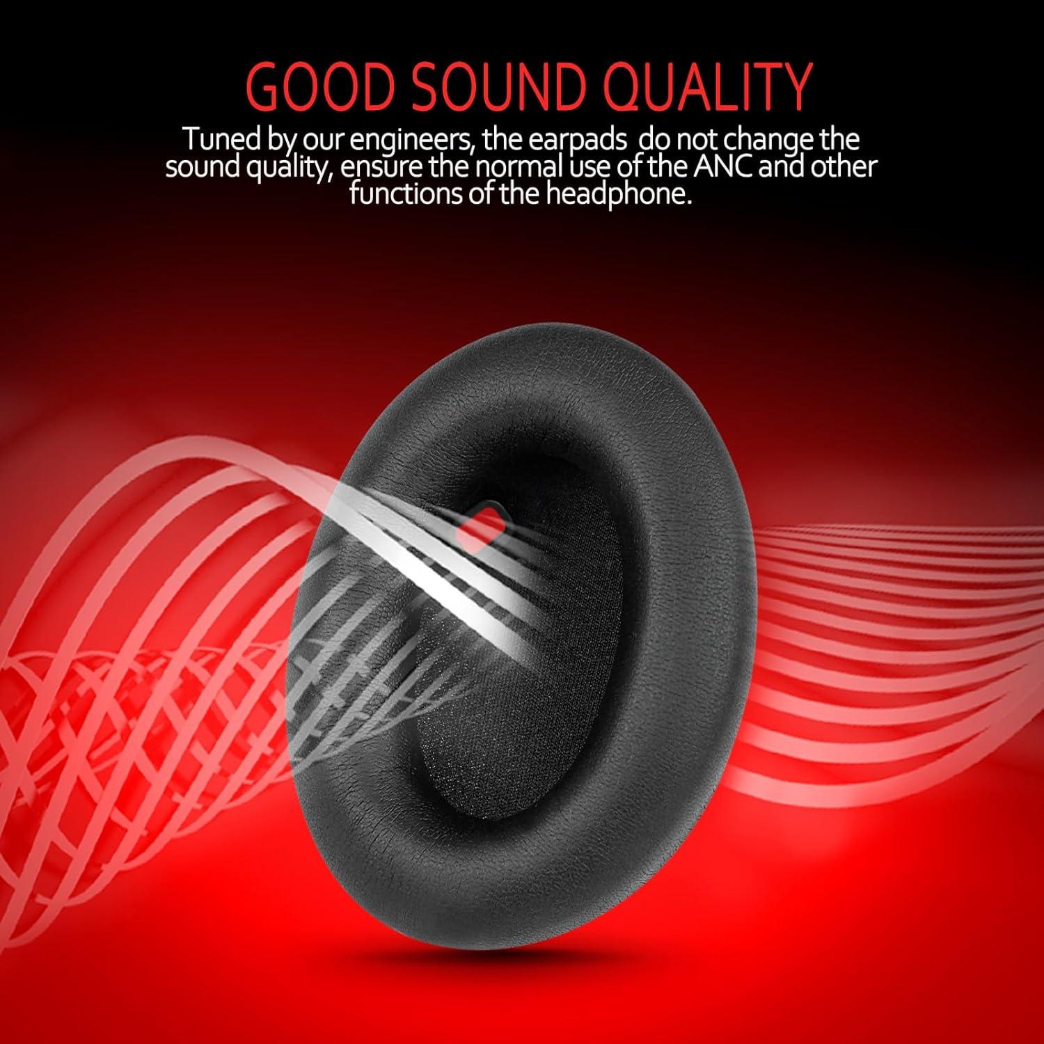 Almohadillas de Reemplazo Krone Kalpasmos para Sony WH-1000XM4 - Cuero Suave