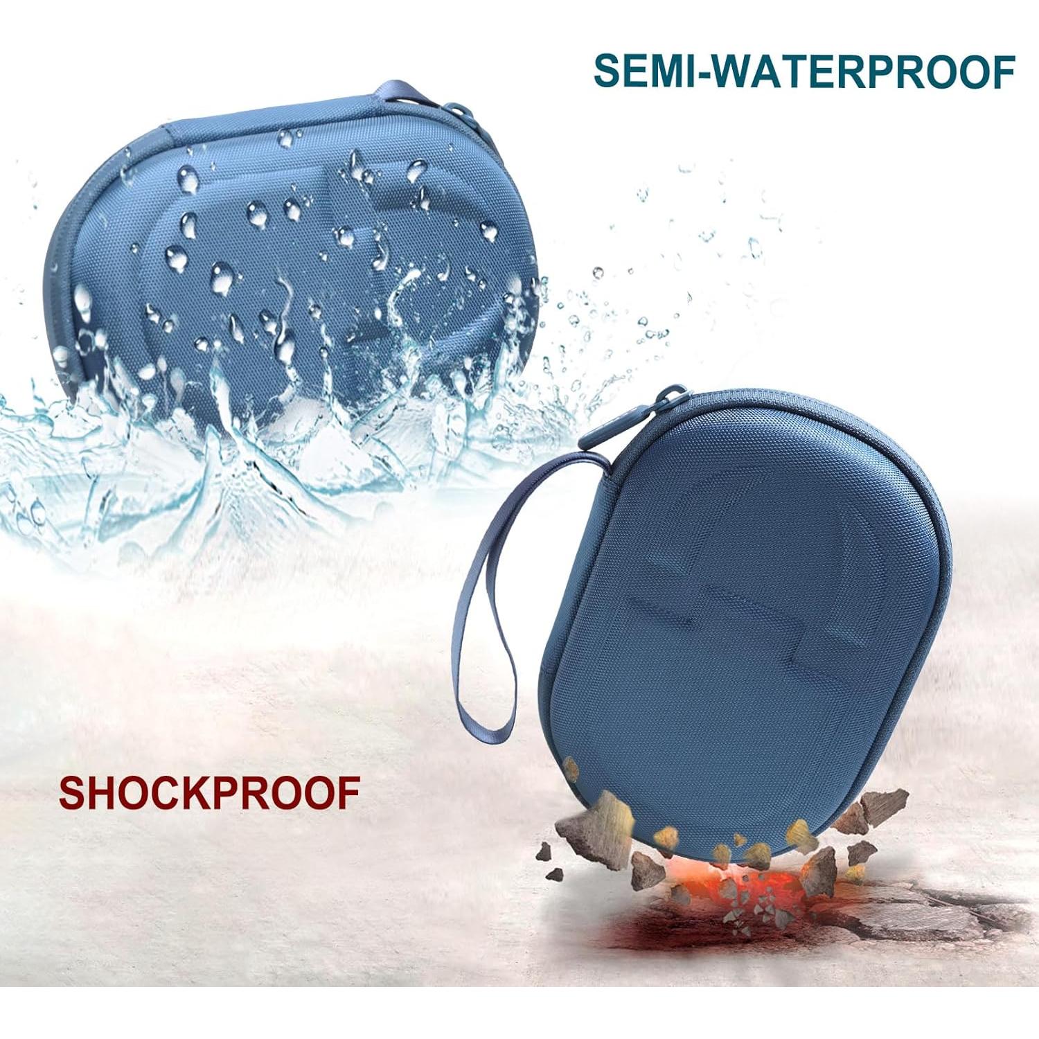 Funda LTGEM para Altavoz JBL Clip 4/5 - Impermeable Azul