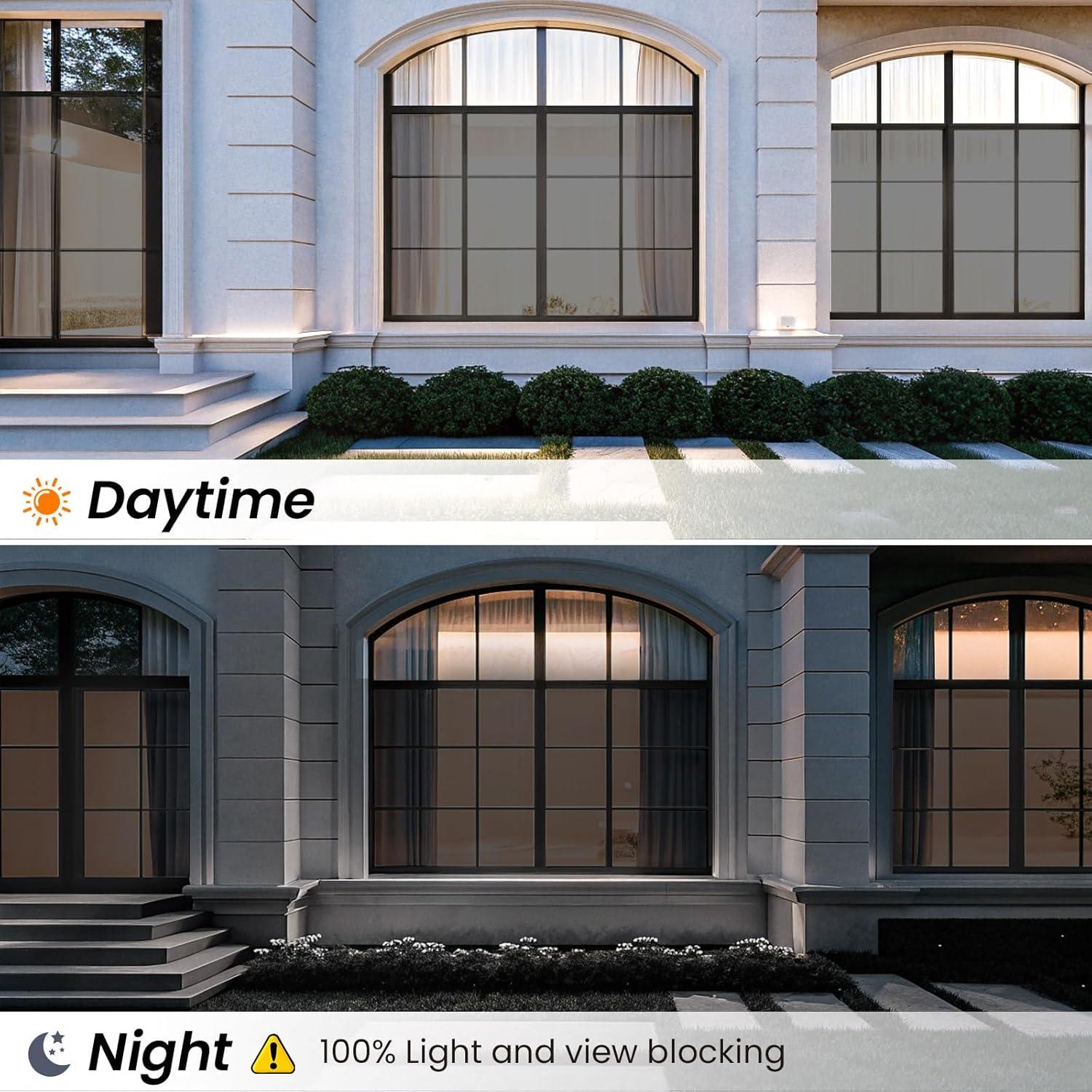 Película de Privacidad para Ventanas ADD.HERES 44.5x200cm Negro