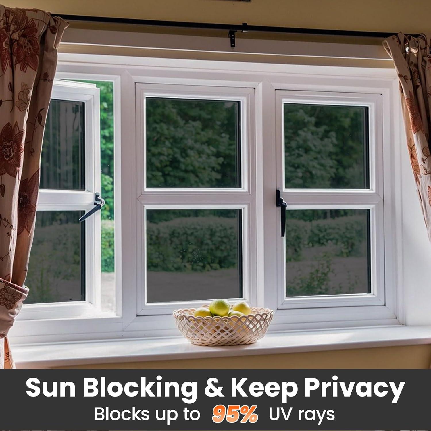 Película de Privacidad para Ventanas ADD.HERES 44.5x200cm Negro