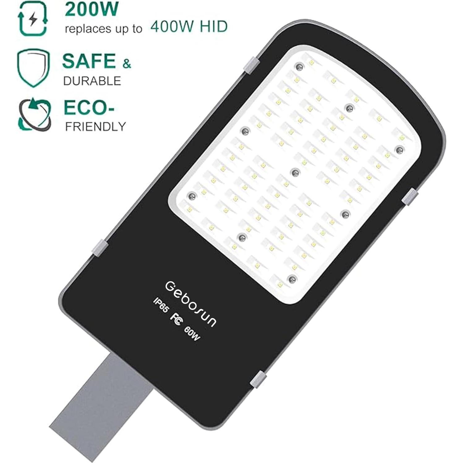 Luz de Calle LED Gebosun 35W 5400 Lúmenes IP65 Automática