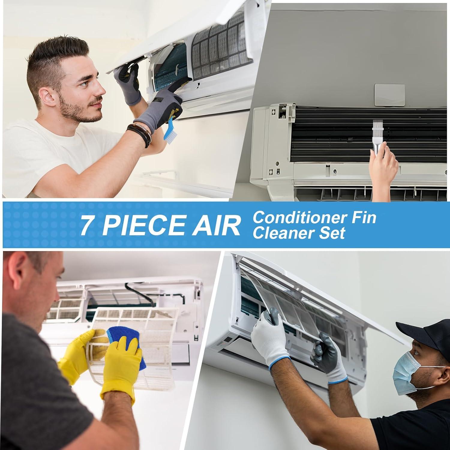 Kit de limpieza de aire acondicionado Aufind 7 piezas