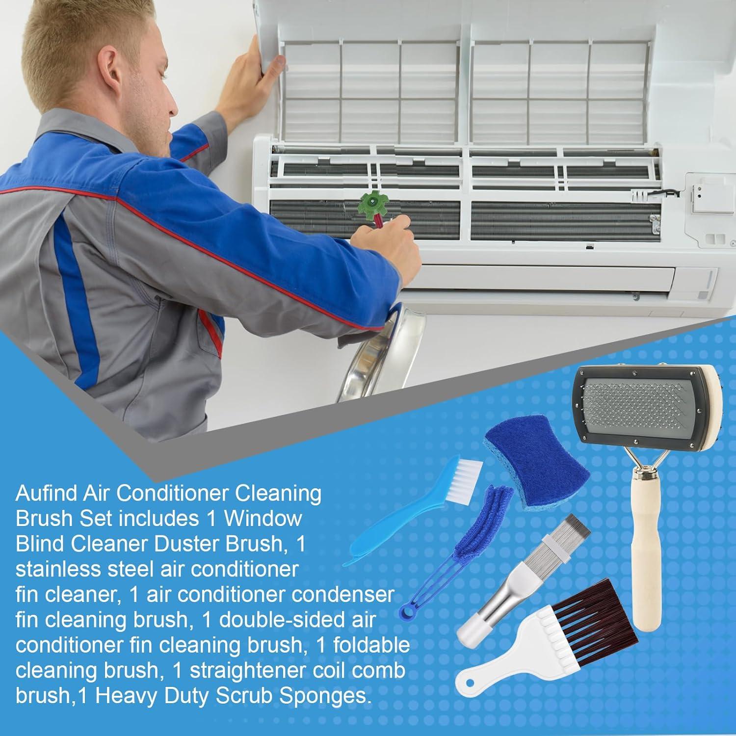 Kit de limpieza de aire acondicionado Aufind 7 piezas