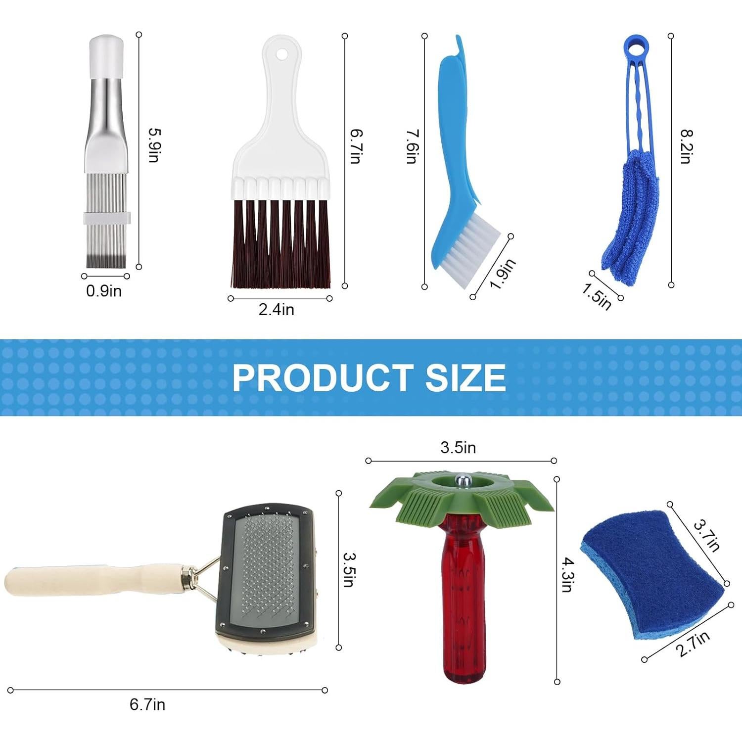 Kit de limpieza de aire acondicionado Aufind 7 piezas