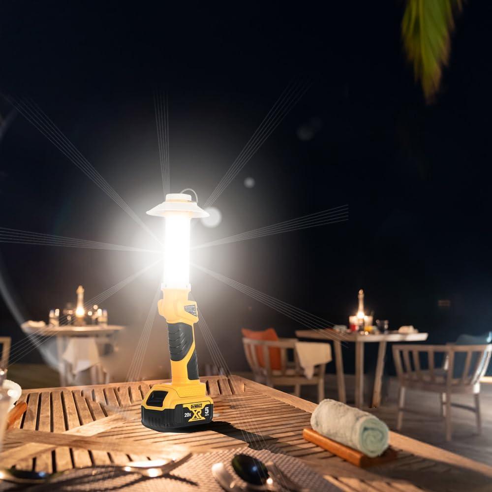 Linterna LED 800LM Weixblixian Compatible Dewalt 20V Max