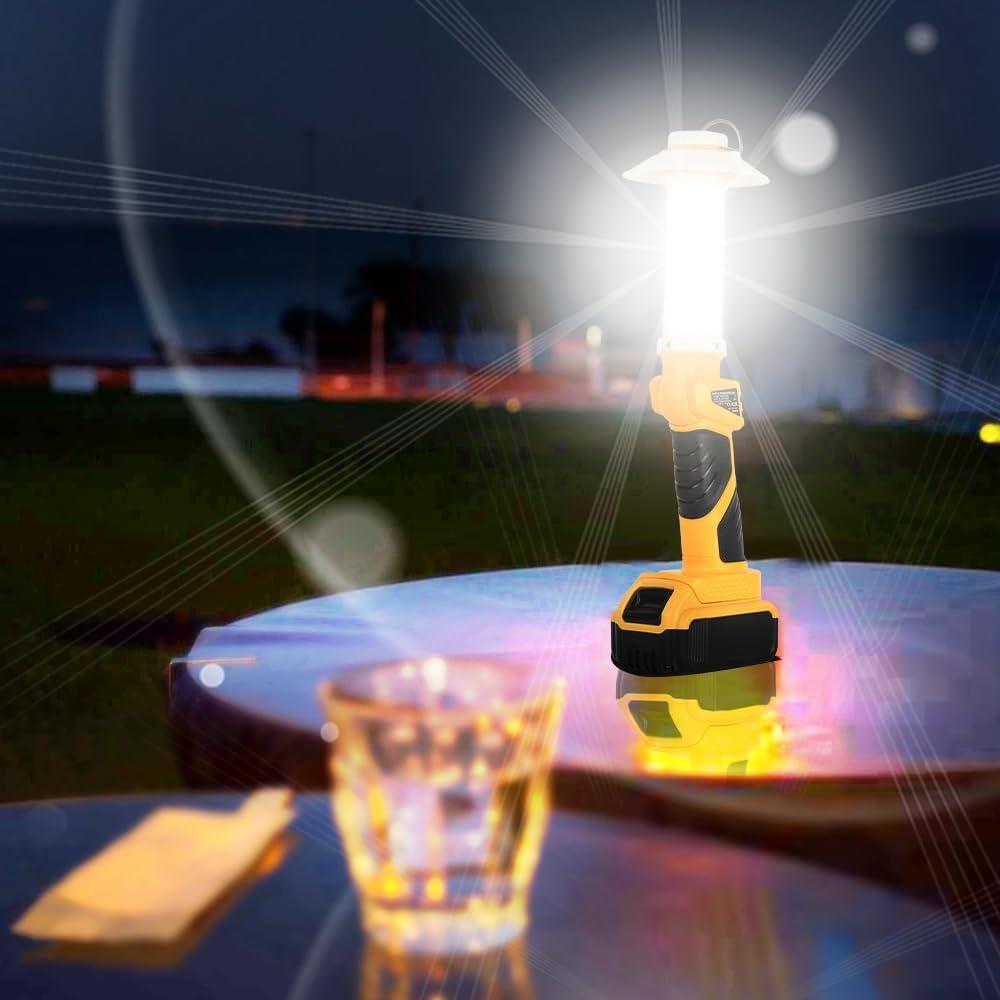 Linterna LED 800LM Weixblixian Compatible Dewalt 20V Max