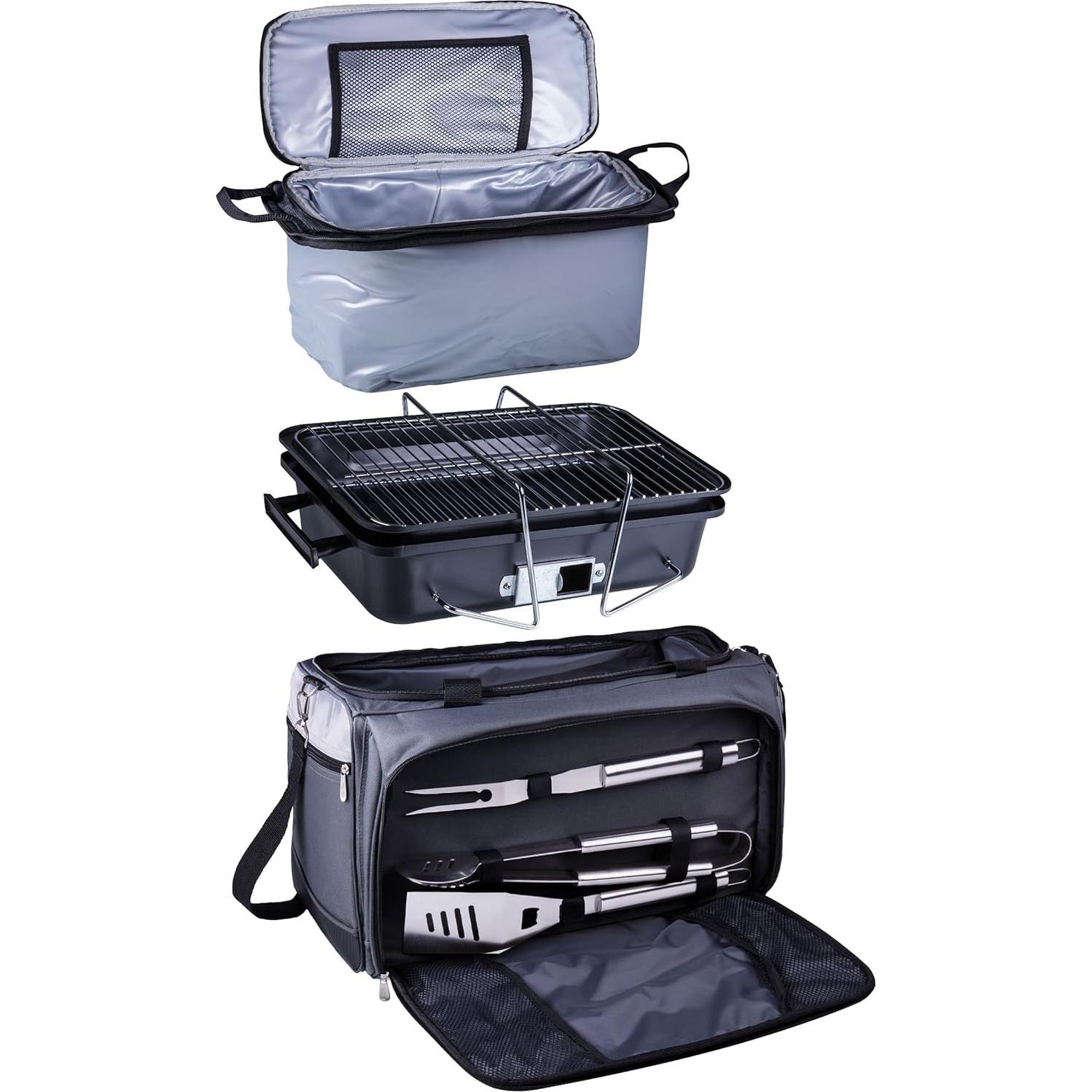 Set BBQ Portátil Oniva Buccaneer con Enfriador y Herramientas