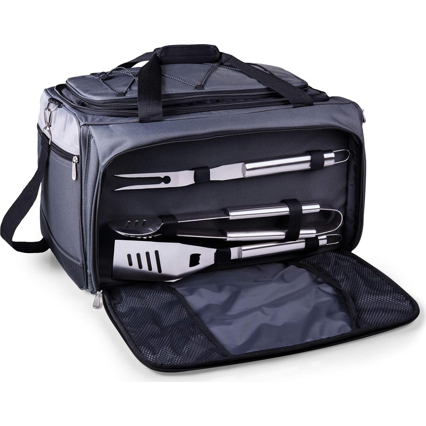 Set BBQ Portátil Oniva Buccaneer con Enfriador y Herramientas