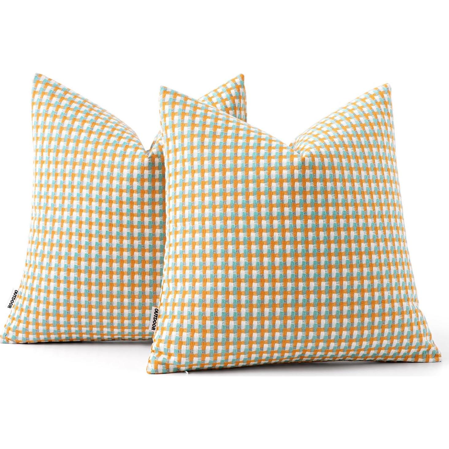 Fundas de Cojines Cuadradas MIULEE 40.6x40.6 cm Impermeables