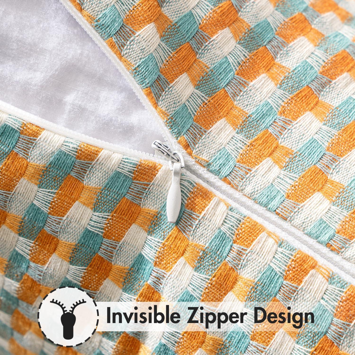 Fundas de Cojines Cuadradas MIULEE 40.6x40.6 cm Impermeables