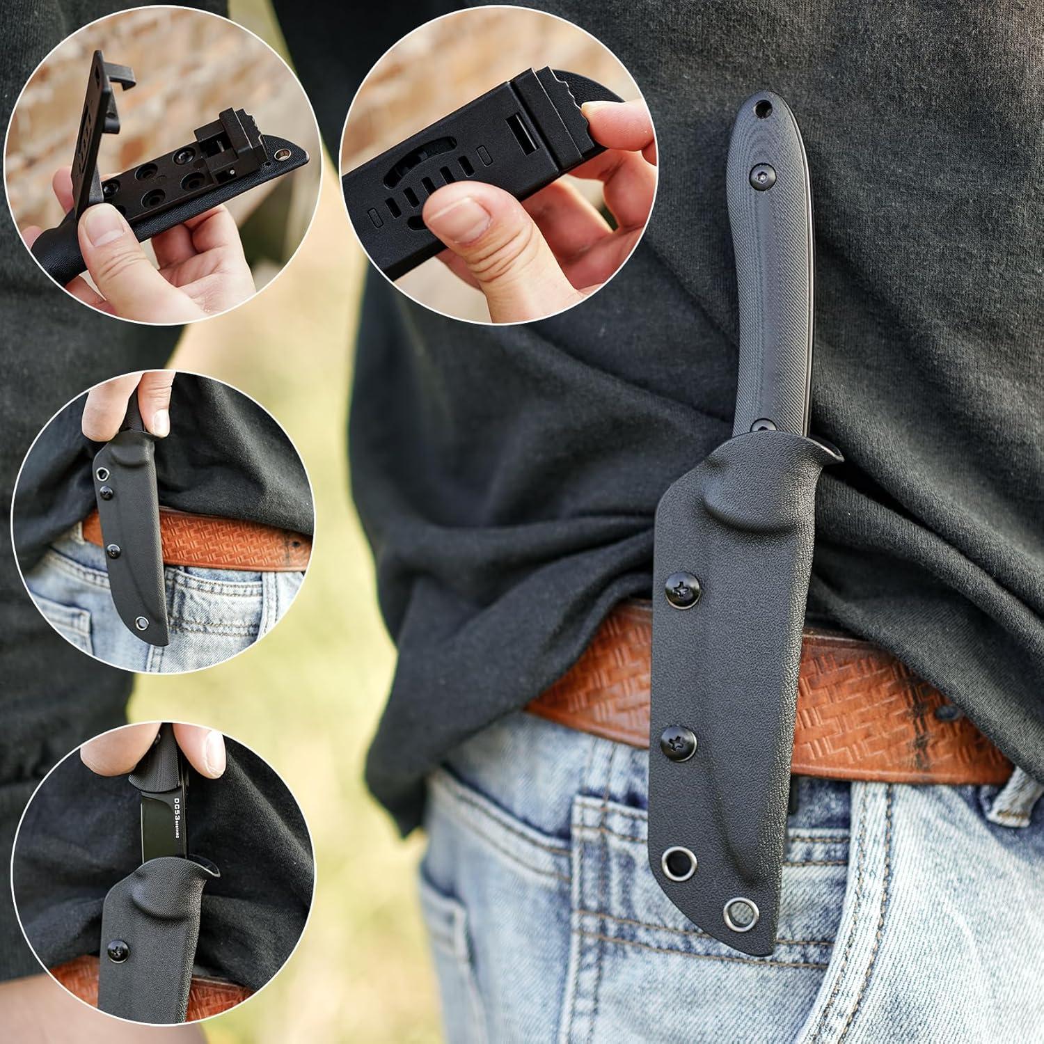 Cuchillo Fijo EDC FORESAIL 19.2cm Acero DC53 Mango G10