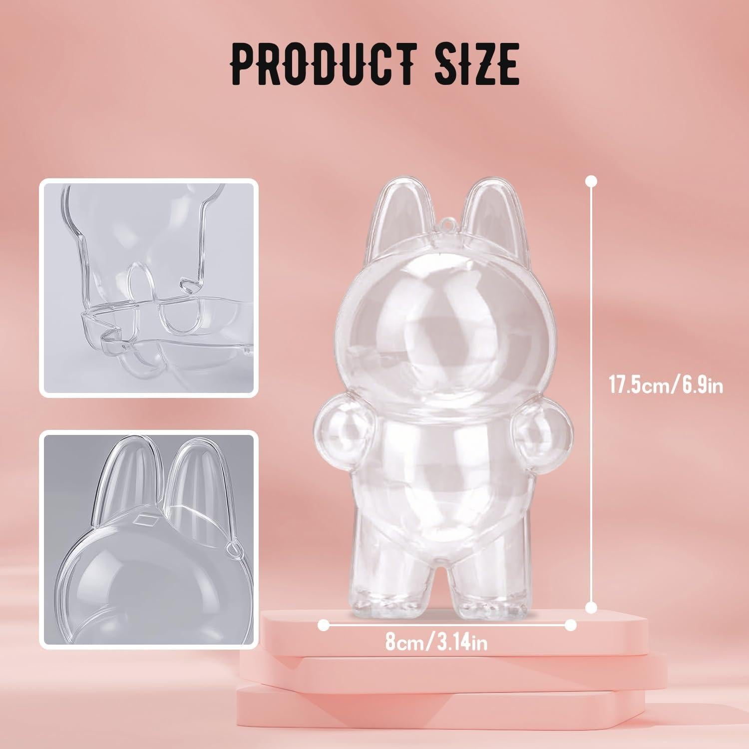 Funda Protectora JAXTIN Acrílico para Muñeca de Pie