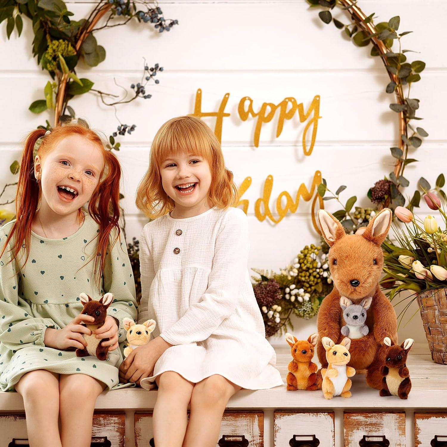 Set de 5 Animales de Peluche Canguro Arrowbash 30 cm