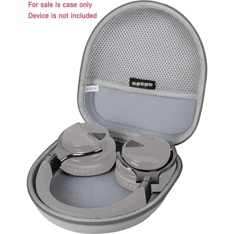 Funda Dura de Viaje Adada para Auriculares Bluetooth E7 Gris