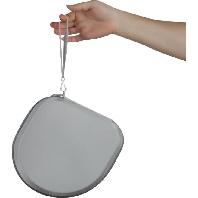 Funda Dura de Viaje Adada para Auriculares Bluetooth E7 Gris