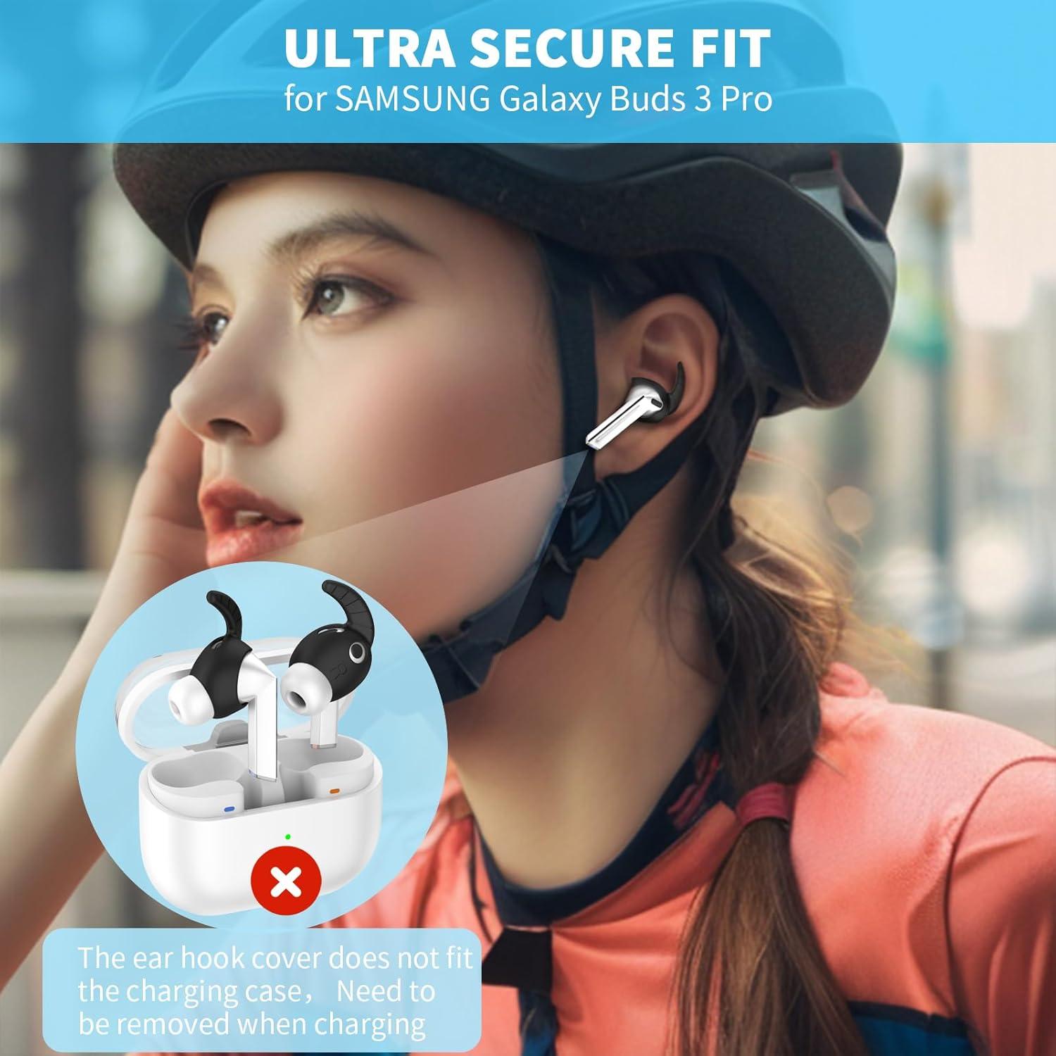 Cubiertas de Ganchos para Orejas TUDIOW para Galaxy Buds 3 Pro