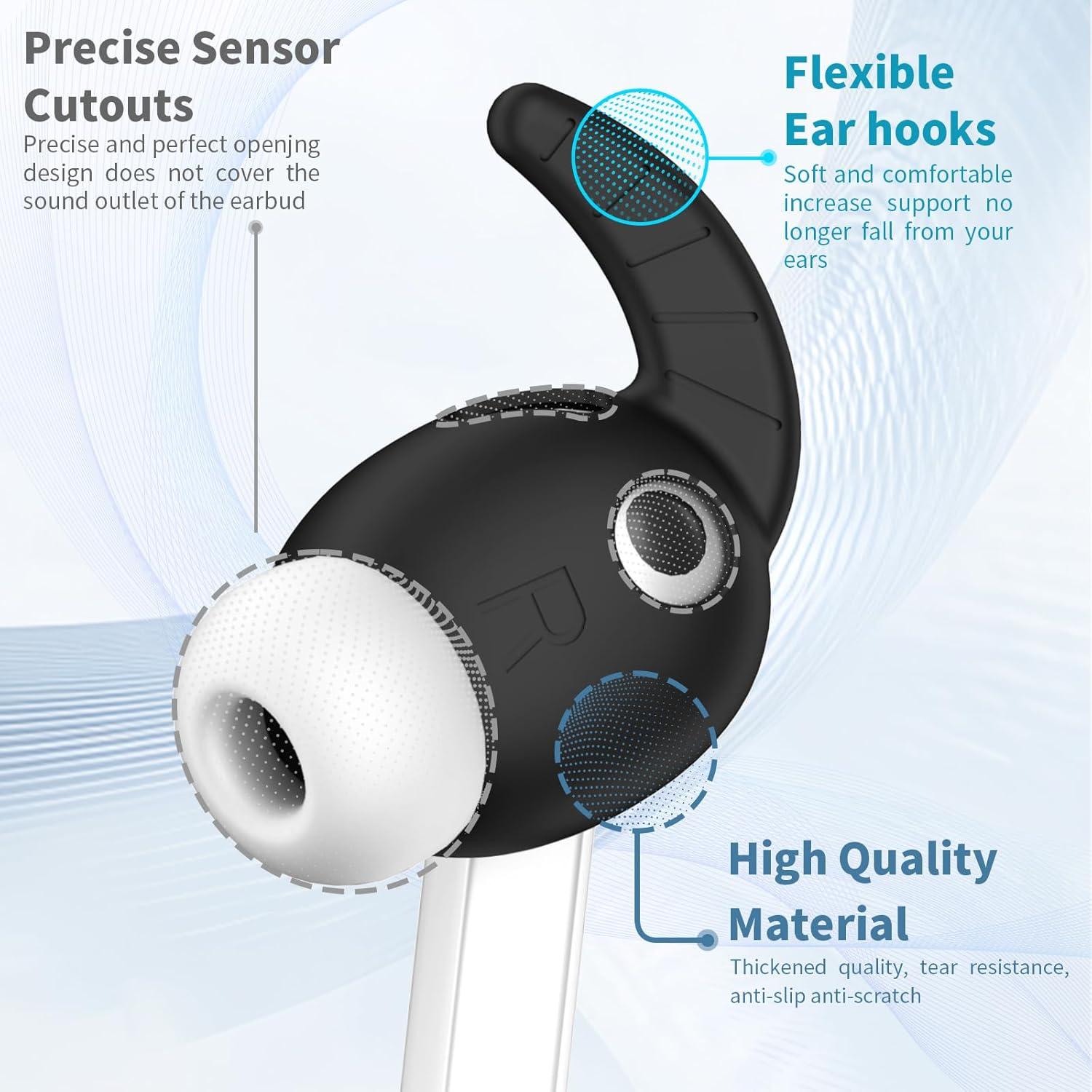 Cubiertas de Ganchos para Orejas TUDIOW para Galaxy Buds 3 Pro