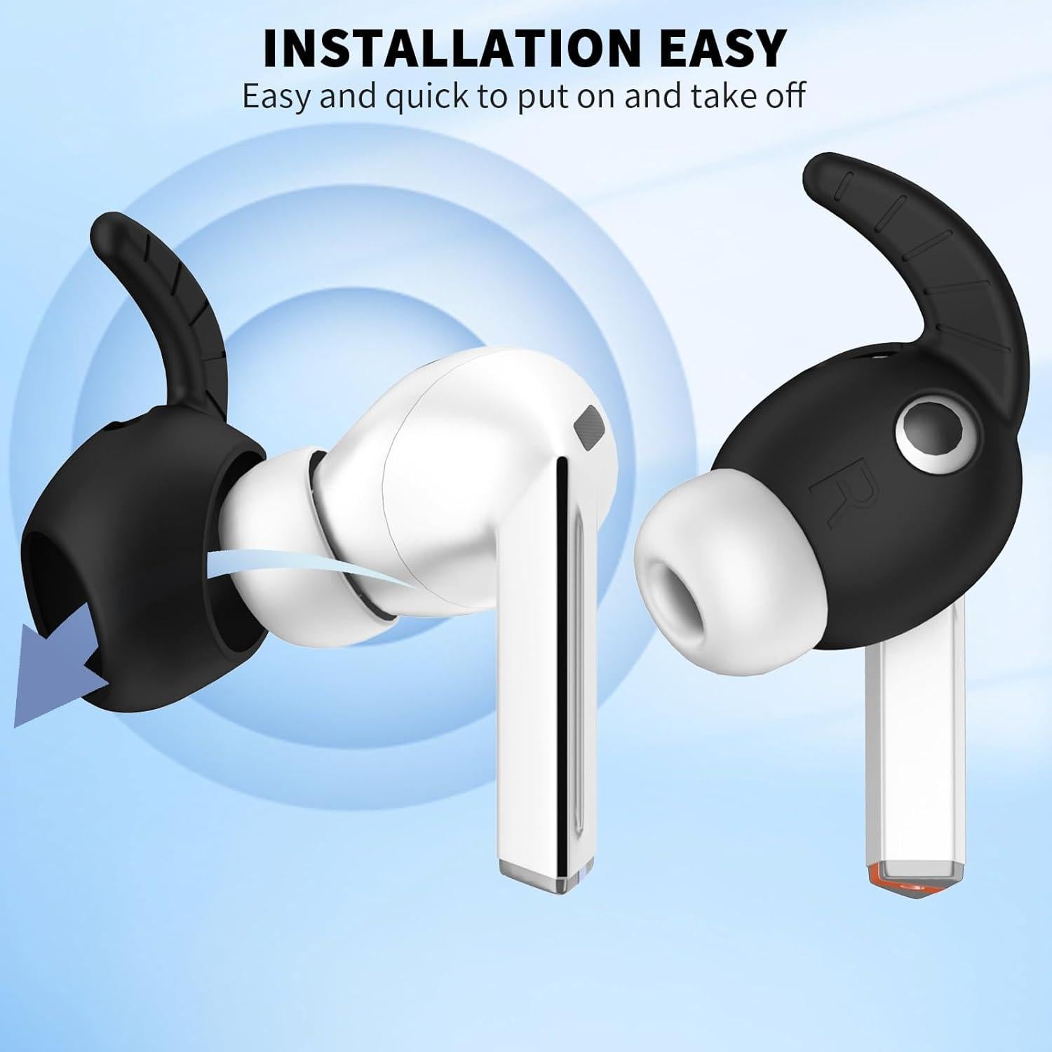 Cubiertas de Ganchos para Orejas TUDIOW para Galaxy Buds 3 Pro