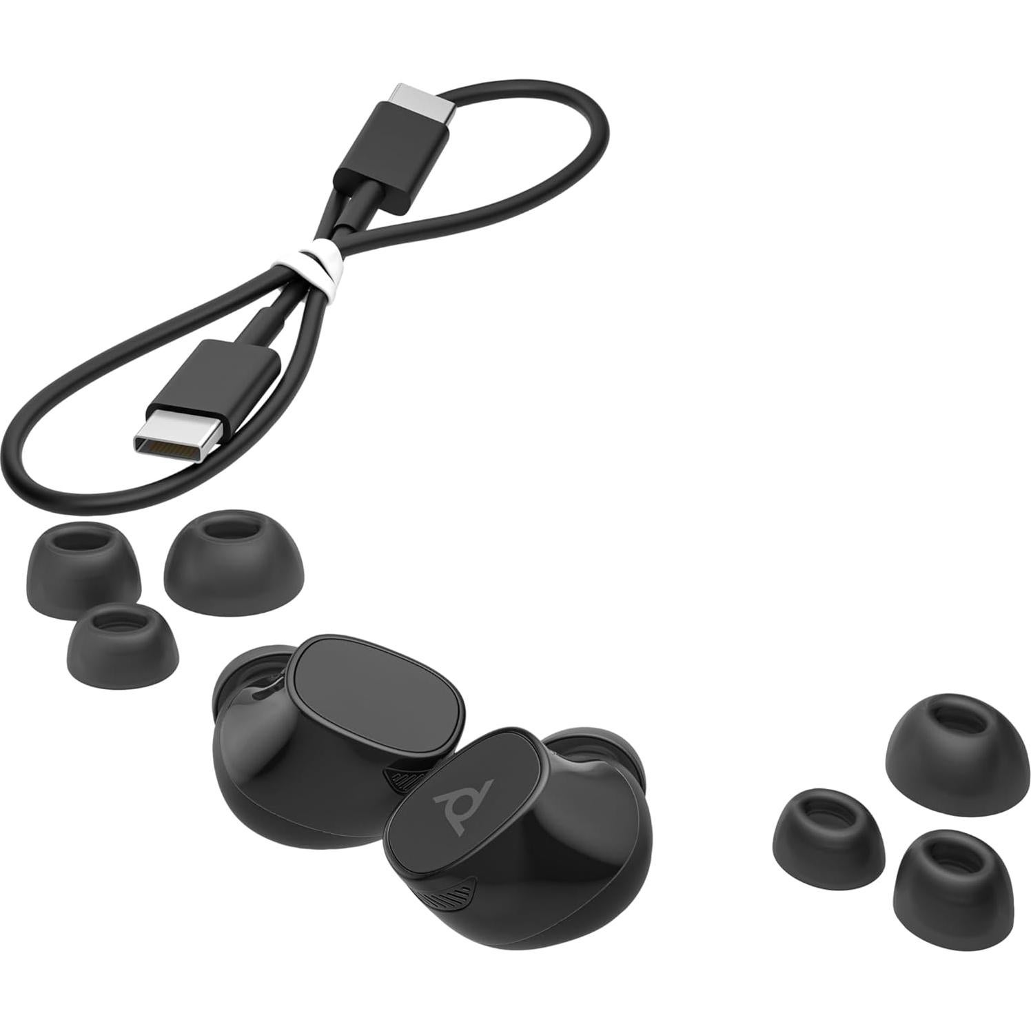 Auriculares Inalámbricos Poly Voyager Free 20 - Negro - ANC, 8h Batería