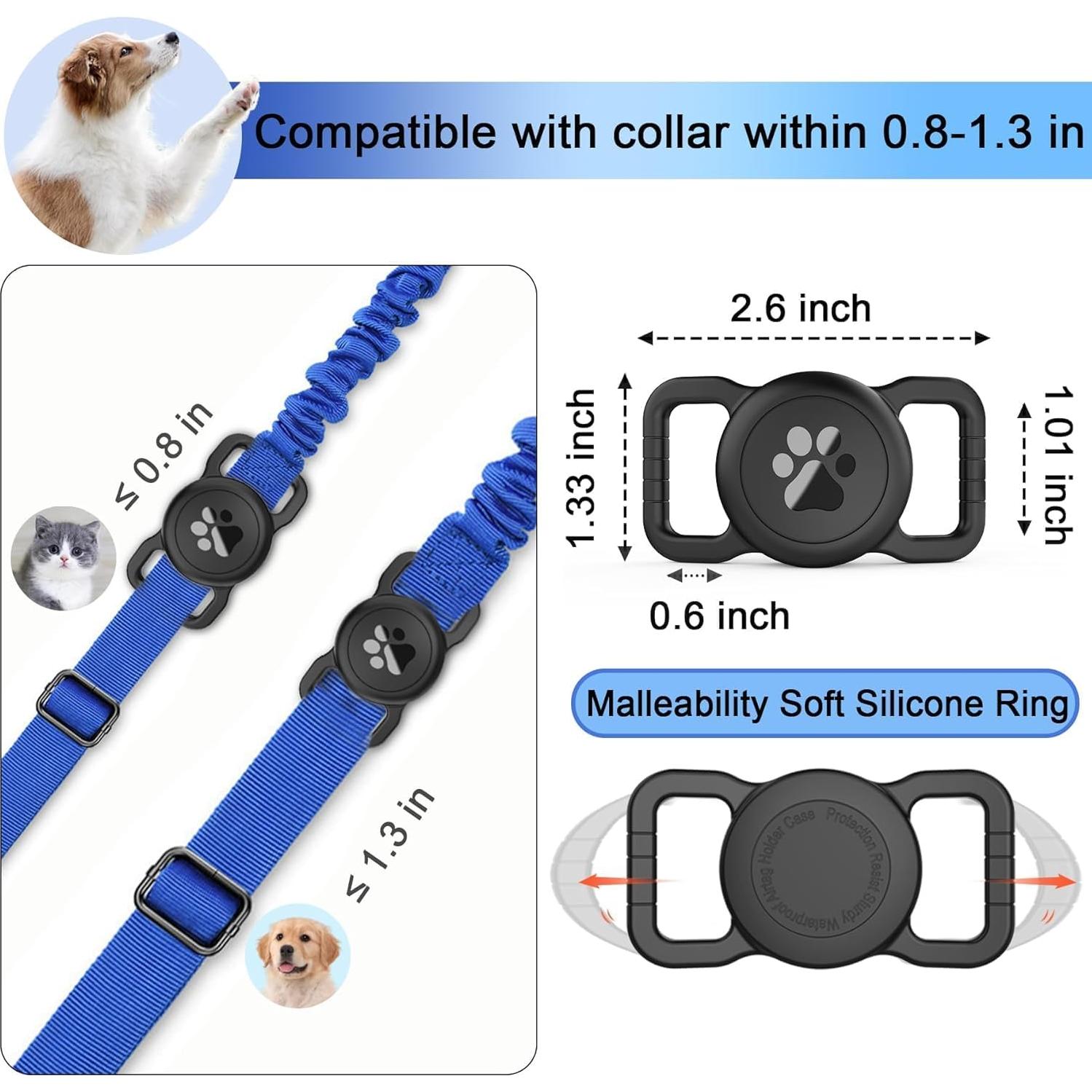 Soporte Antipérdida para Air Tag MCT PETS - Silicona Impermeable