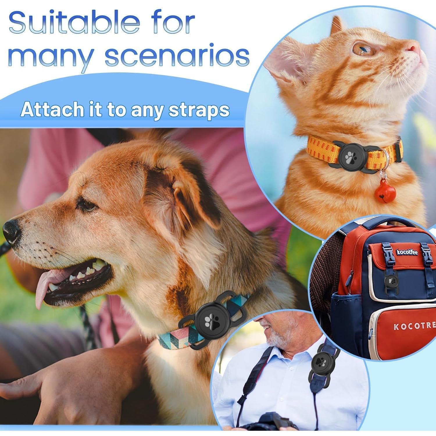 Soporte Antipérdida para Air Tag MCT PETS - Silicona Impermeable