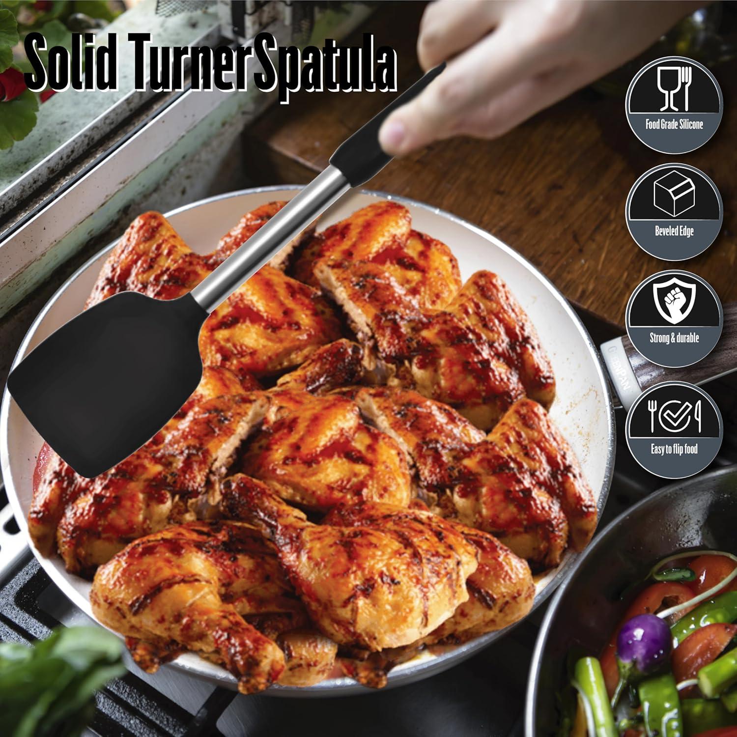 Juego de espátulas de silicona NAMAPRODX - Resistente al calor