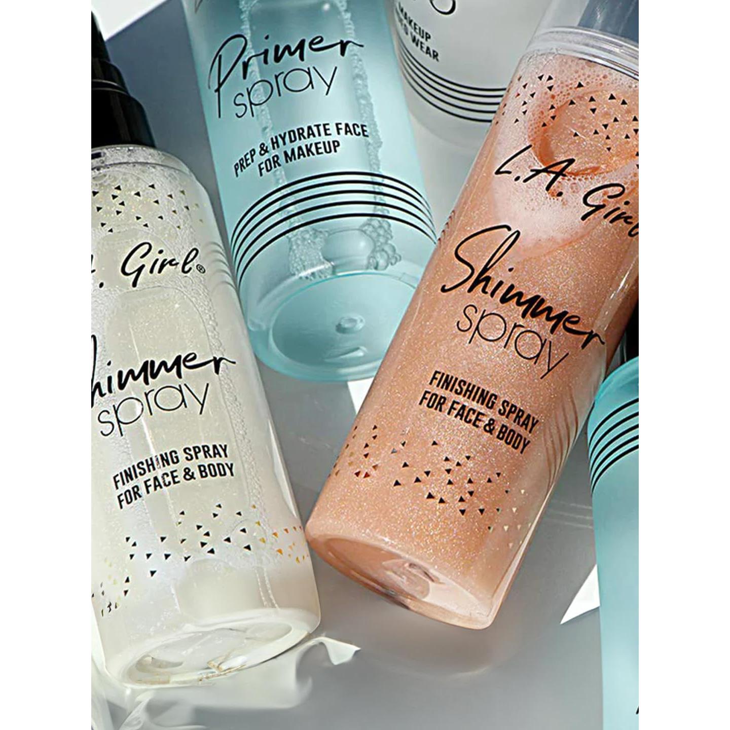 Spray Brillante L.A. Girl 79.83 ml Oro para Cara y Cuerpo