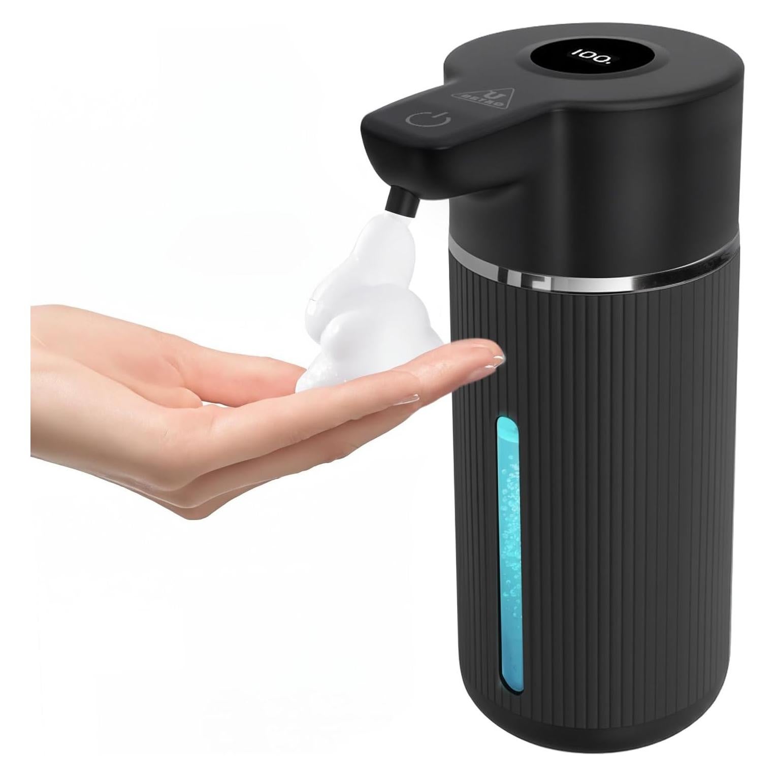 Dispensador de Jabón Automático ULTAC 420ml Sin Contacto Negro